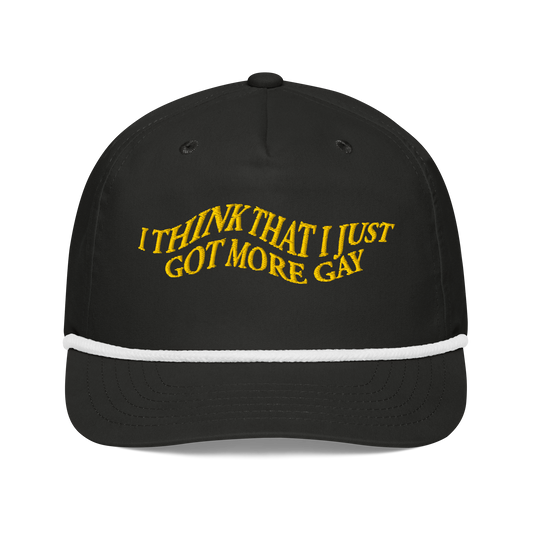 "I think that I just got more gay" Hat